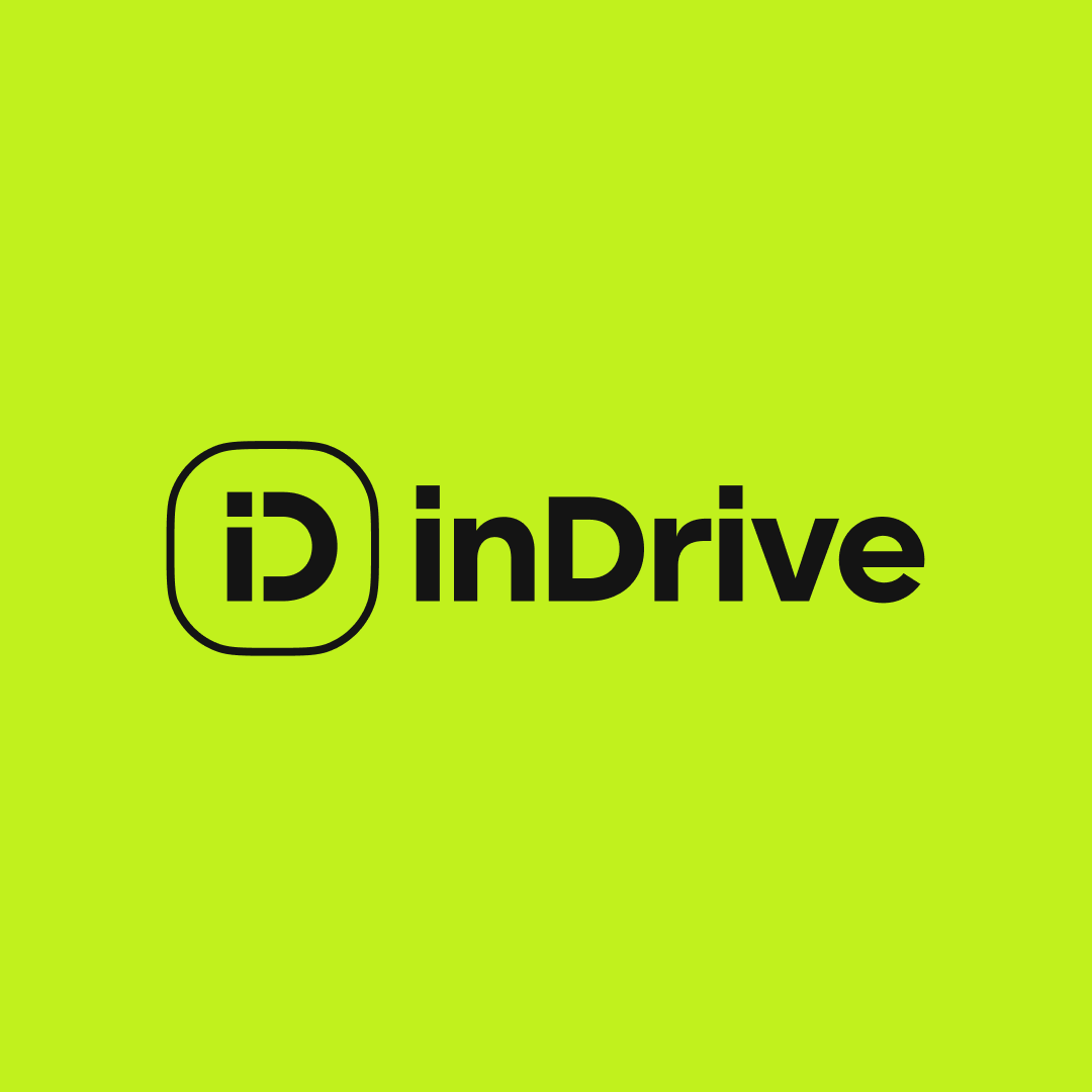 Logo do app inDrive — plataforma para motoristas e entregadores