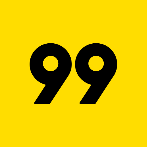 Logo do app 99 — plataforma para motoristas e entregadores
